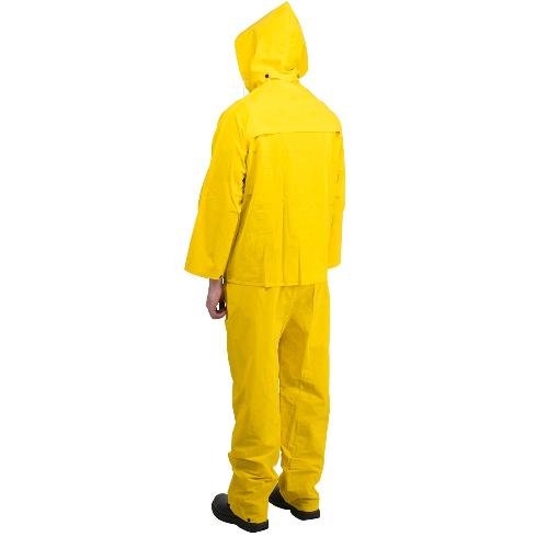3 PC YELLOW RAIN SUIT