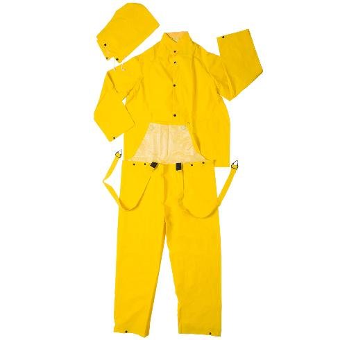 3 PC YELLOW RAIN SUIT